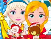 Elsa Et Anna, Les Bébés De Noël Jeu